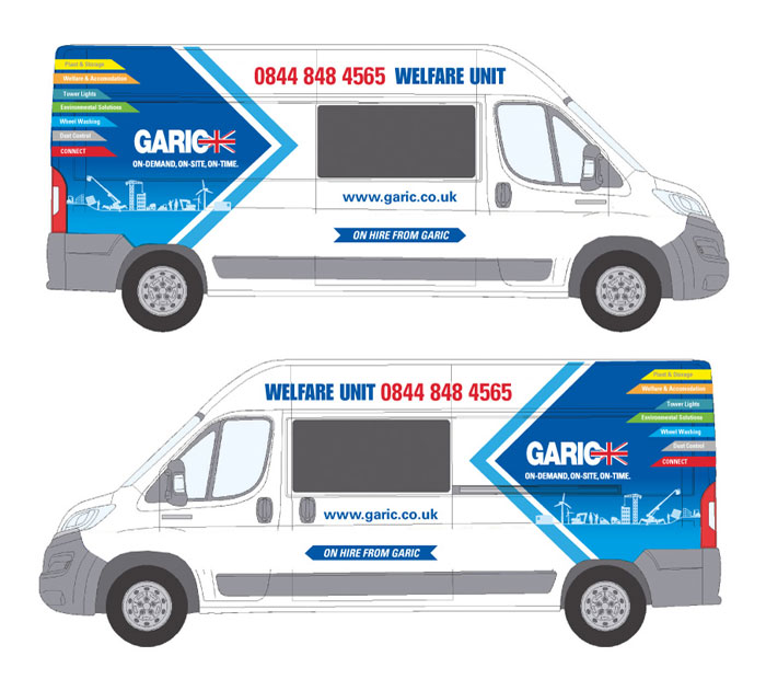 Garic Van Side Livery Design