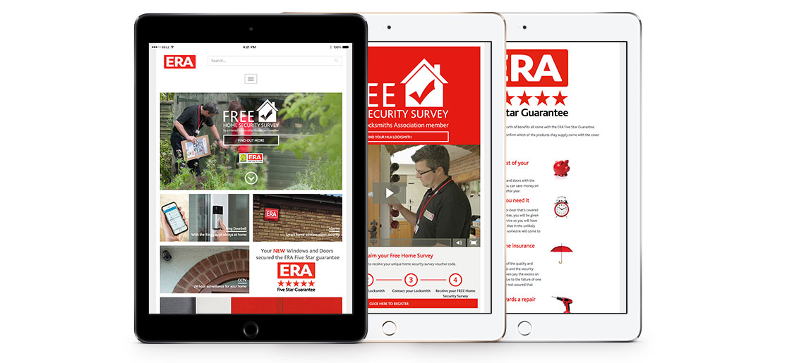 ERA website tablet